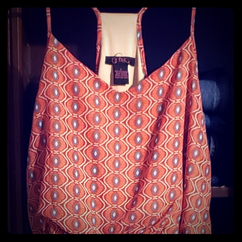 Floor length Coral thin strap dress